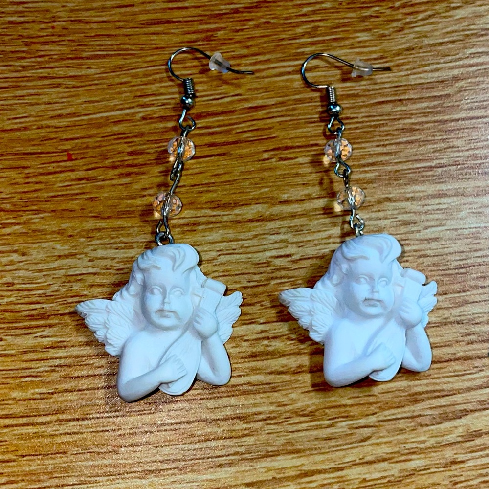 angle earrings